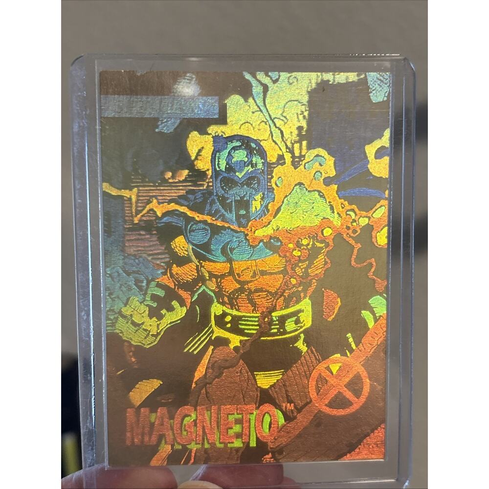 1991 IMPEL ADVANCE COMICS MAGNETO HOLOGRAM PROMO CARD NM